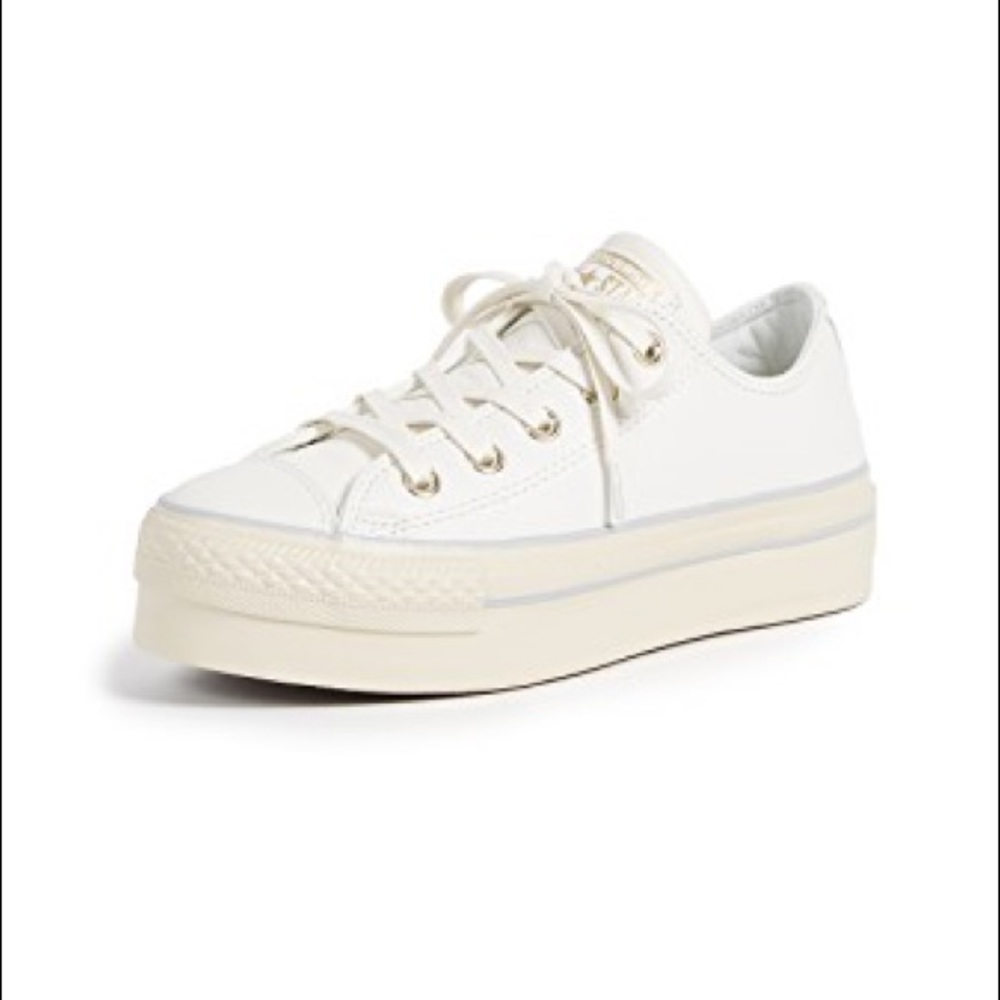 Converse Platform LIMITED EDITION white&gold